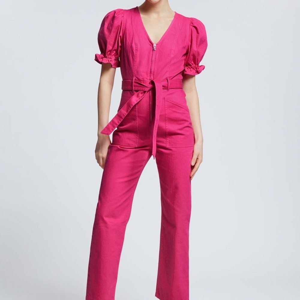 & Other Stories Vibrant Pink Jumpsuit